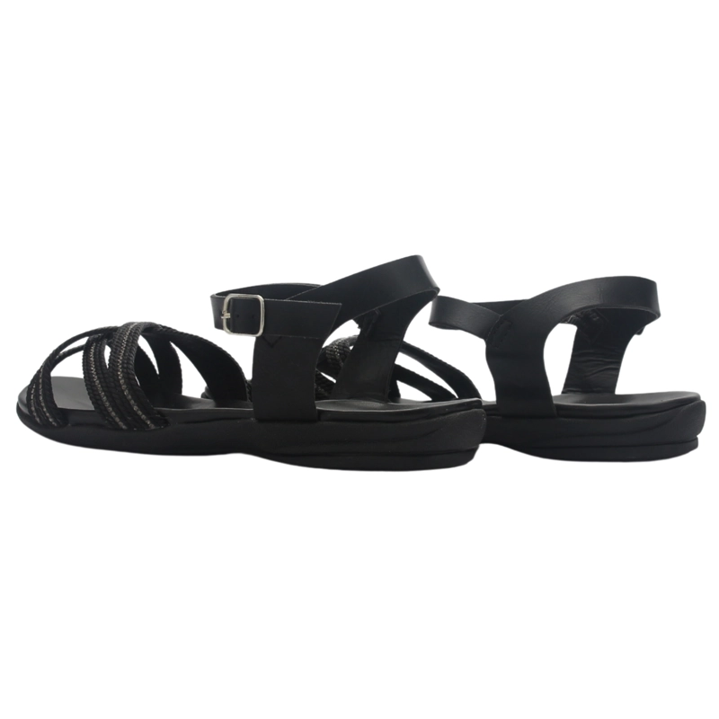 SANDALIA MUJER CASUAL NEGRO CHALADA ANATOMIC86 - 6