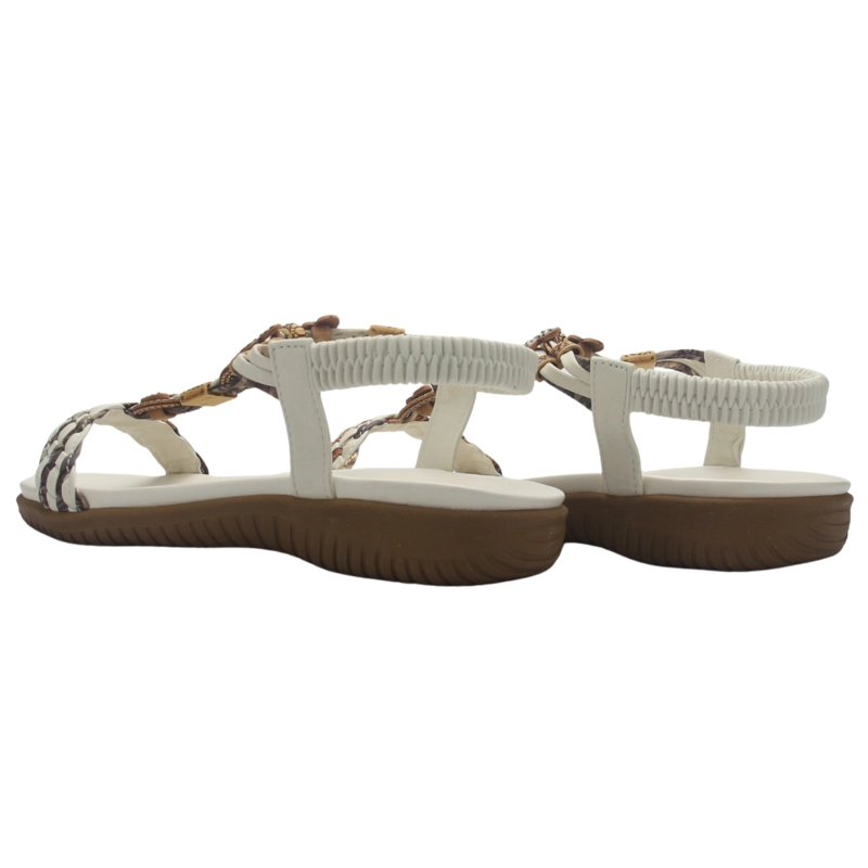 SANDALIA MUJER CASUAL BLANCO CHALADA CLARA-11 - 6
