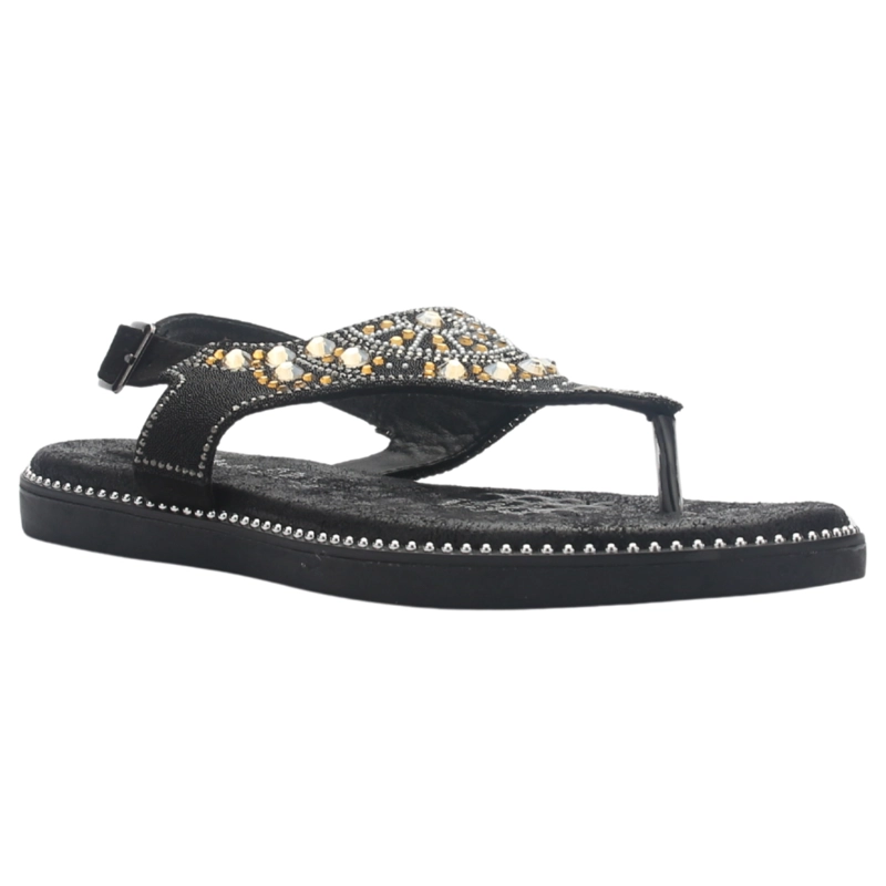 SANDALIA MUJER CASUAL NEGRO CHALADA ANGUI-2 - 3