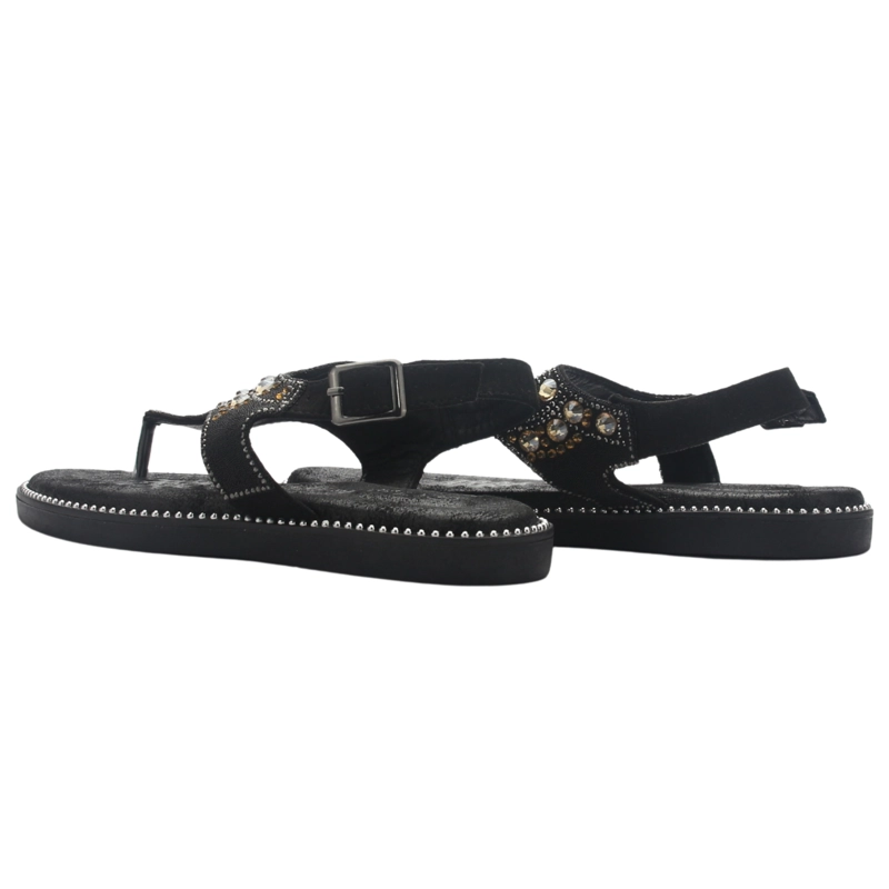 SANDALIA MUJER CASUAL NEGRO CHALADA ANGUI-2 - 7