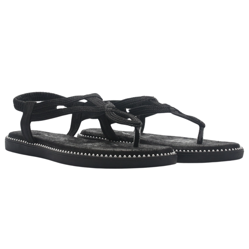 SANDALIA MUJER CASUAL NEGRO CHALADA ANGUI-1 - 5