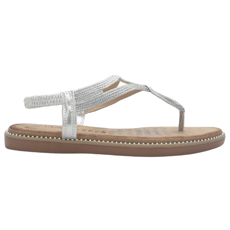 SANDALIA MUJER CASUAL PLATEADO CHALADA ANGUI-1 - 1