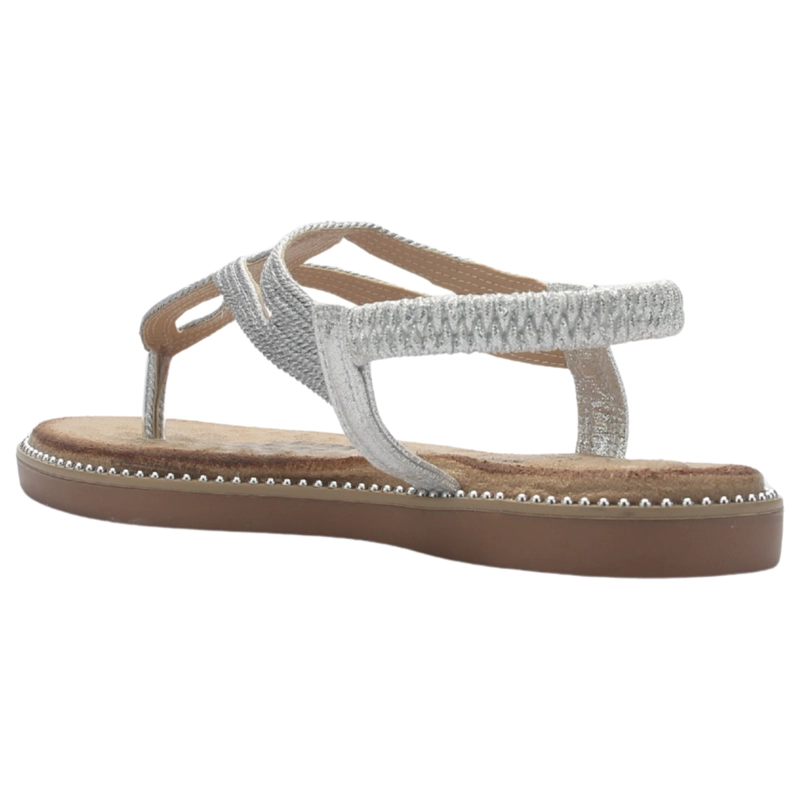 SANDALIA MUJER CASUAL PLATEADO CHALADA ANGUI-1 - 4