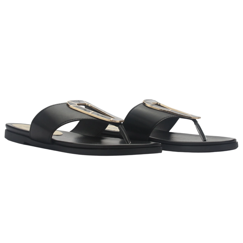 SANDALIA MUJER CASUAL NEGRO CHALADA PRELA-16 - 5