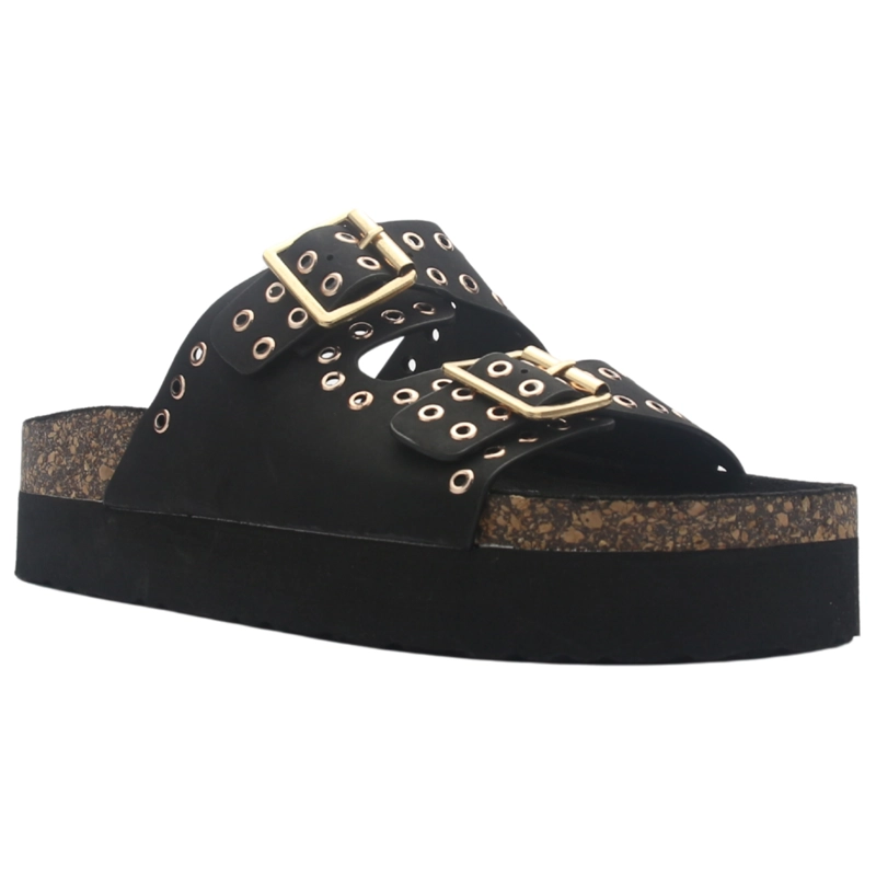 SANDALIA MUJER CASUAL NEGRO CHALADA YUKON-18 - 3