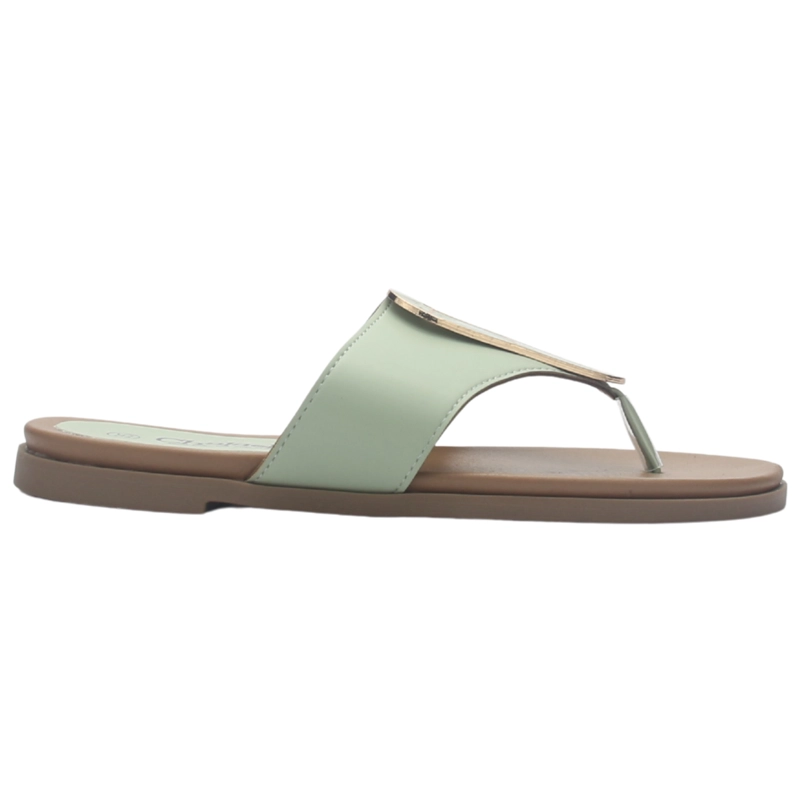 SANDALIA MUJER CASUAL VERDE CHALADA PRELA-16 - 1
