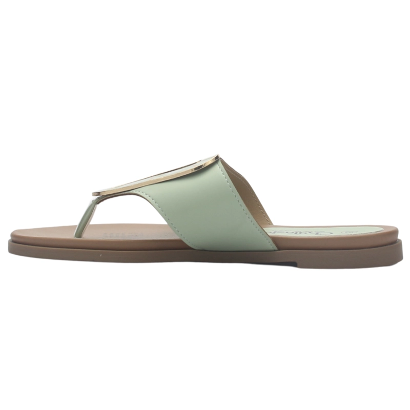 SANDALIA MUJER CASUAL VERDE CHALADA PRELA-16 - 2
