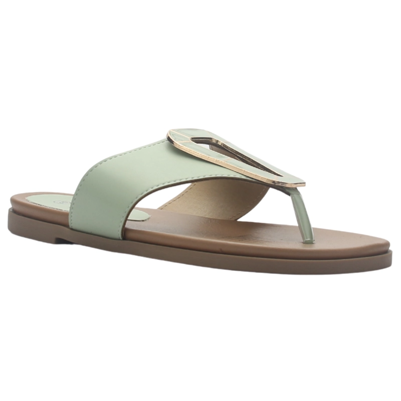 SANDALIA MUJER CASUAL VERDE CHALADA PRELA-16 - 3