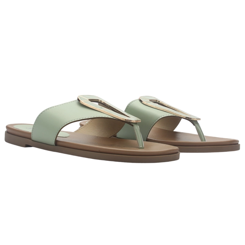 SANDALIA MUJER CASUAL VERDE CHALADA PRELA-16 - 5