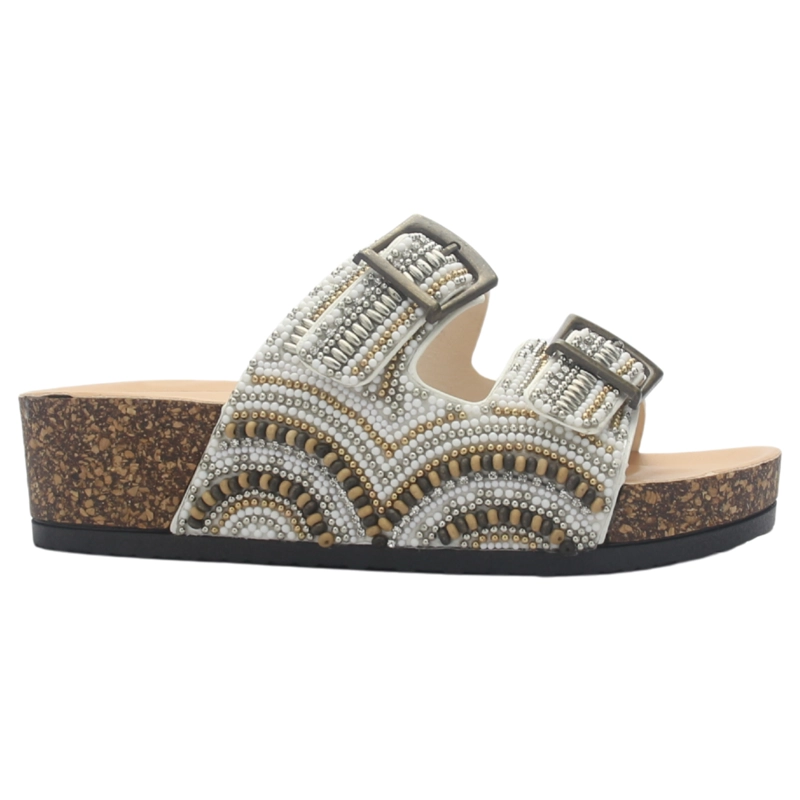 SANDALIA MUJER CASUAL BLANCO CHALADA DOIT-20 - 1