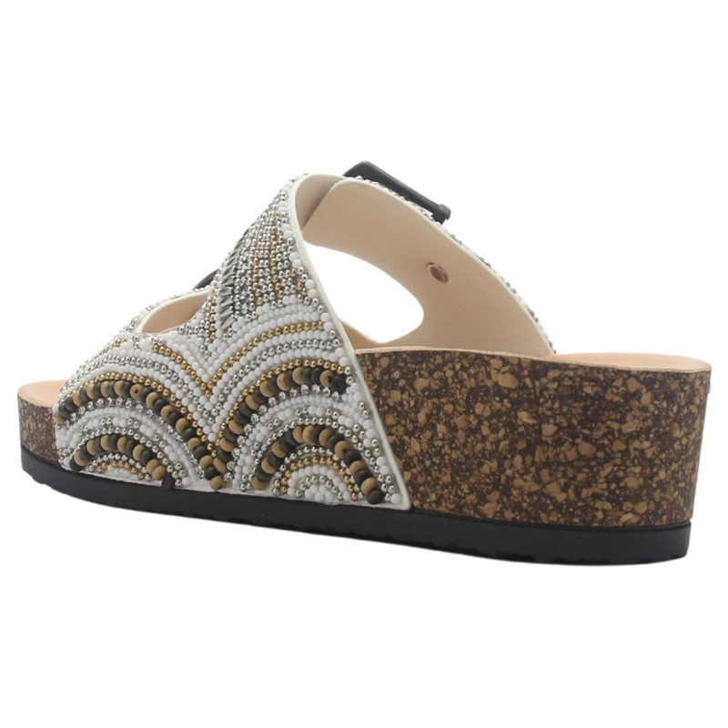 SANDALIA MUJER CASUAL BLANCO CHALADA DOIT-20 - 4
