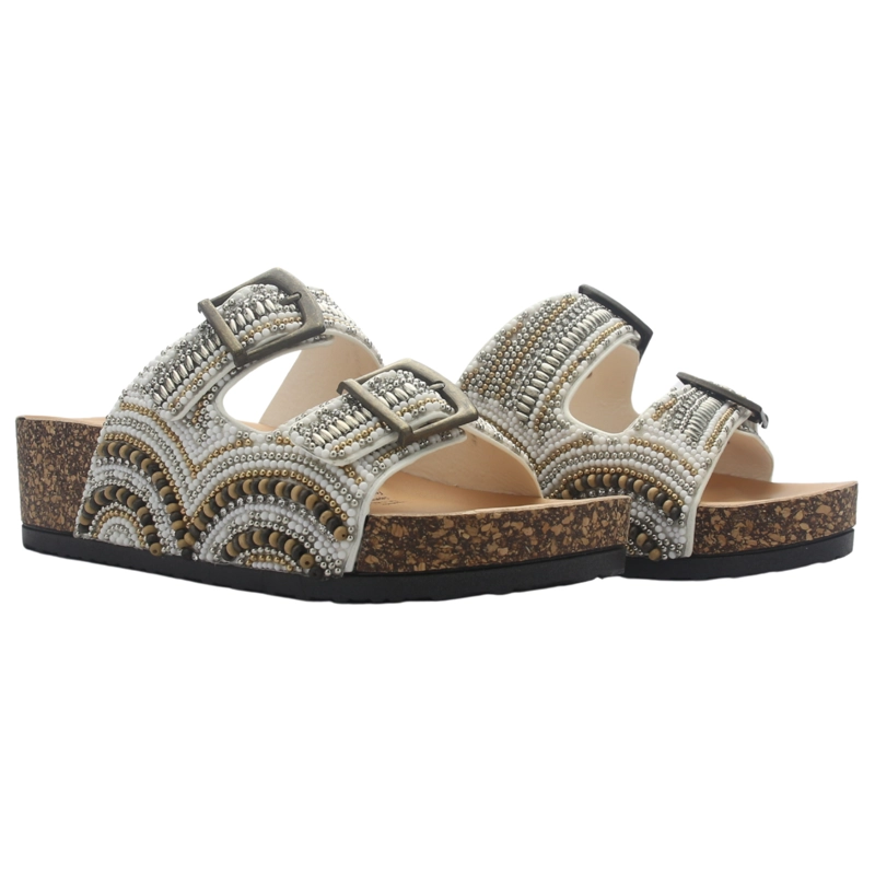 SANDALIA MUJER CASUAL BLANCO CHALADA DOIT-20 - 6