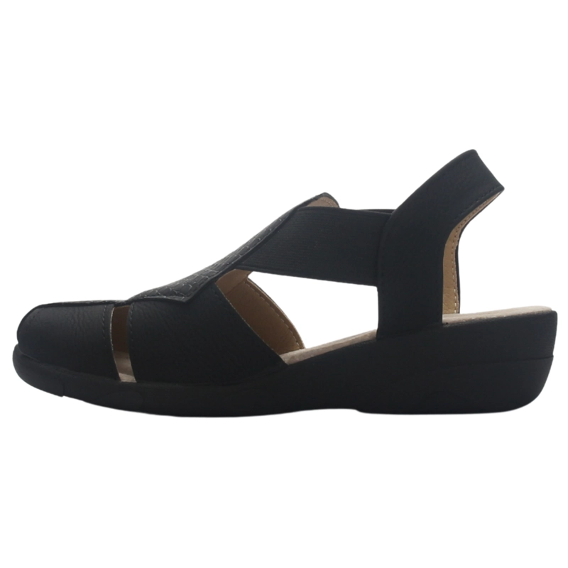 SANDALIA MUJER CASUAL NEGRO CHALADA MIRA-2 - 2
