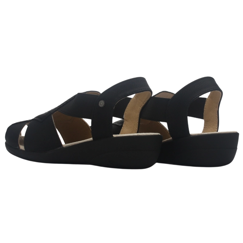 SANDALIA MUJER CASUAL NEGRO CHALADA MIRA-2 - 6