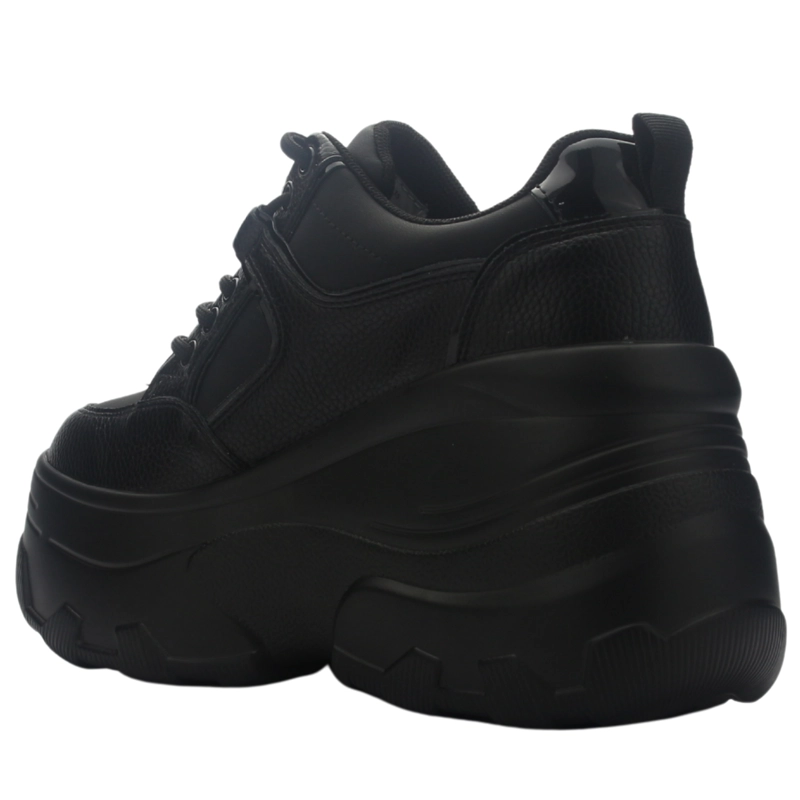 ZAPATILLA DE MUJER DE COLOR NEGRO URBANO CHALADA NAKE-3 - 4