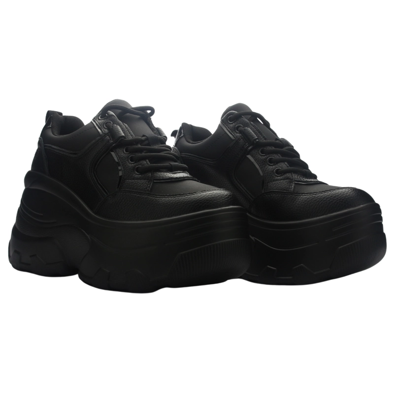 ZAPATILLA DE MUJER DE COLOR NEGRO URBANO CHALADA NAKE-3 - 5