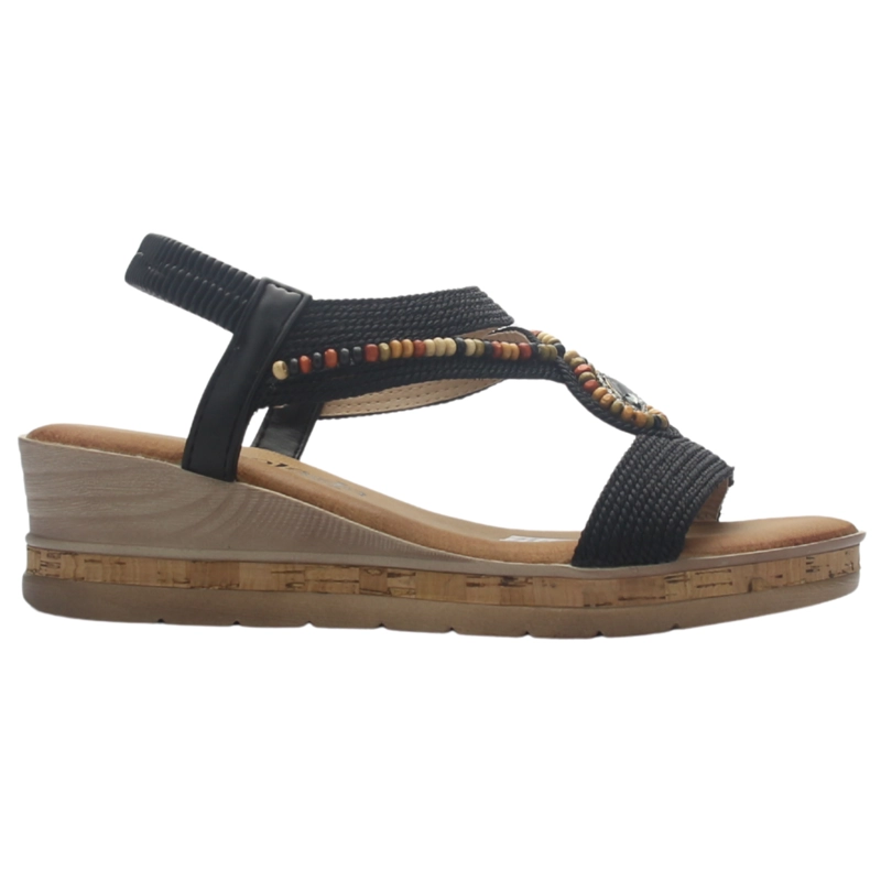 SANDALIA MUJER CASUAL NEGRO CHALADA MOLINA-1 - 1