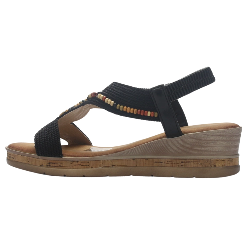 SANDALIA MUJER CASUAL NEGRO CHALADA MOLINA-1 - 2