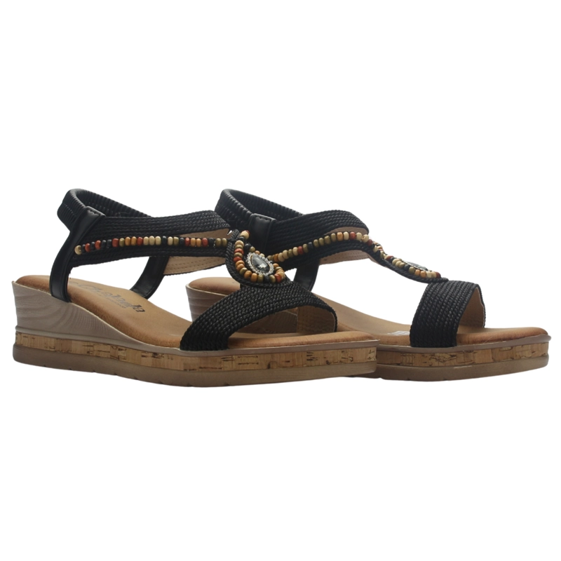 SANDALIA MUJER CASUAL NEGRO CHALADA MOLINA-1 - 5