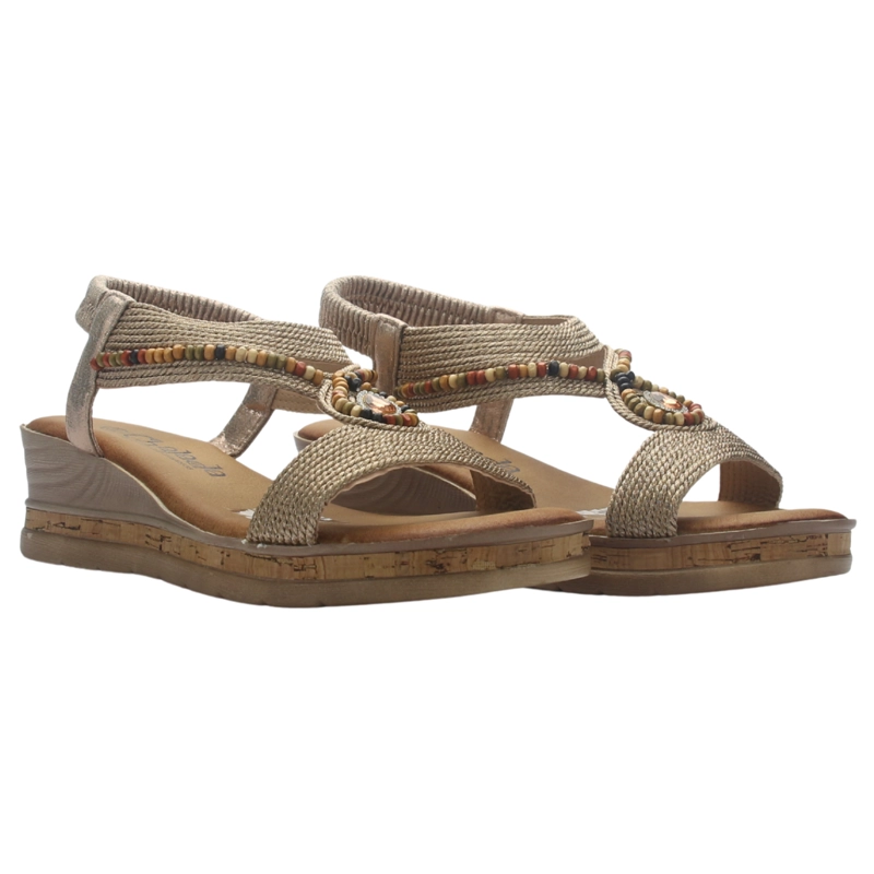 SANDALIA MUJER CASUAL BEIGE CHALADA MOLINA-1 - 5