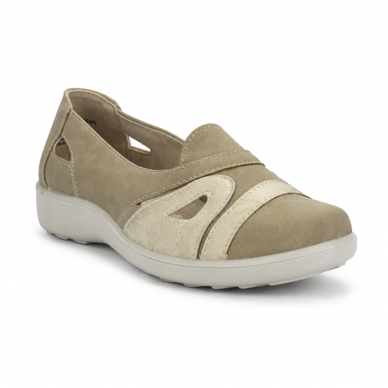 ZAPATO BEIGE MUJER CASUAL CHALADA DECO - 3