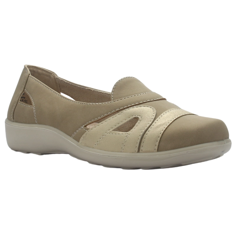 ZAPATO MUJER CASUAL BEIGE CHALADA DECO-12 - 3