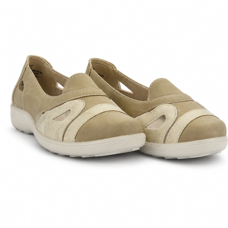 ZAPATO BEIGE MUJER CASUAL CHALADA DECO - 5