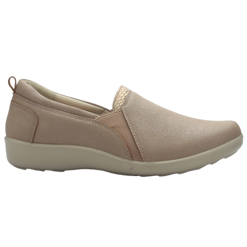 ZAPATO MUJER CASUAL CHAMPAGNE CHALADA DECO-11 - 1