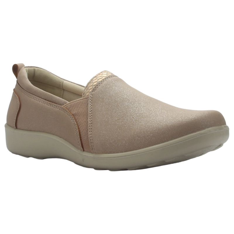 ZAPATO MUJER CASUAL CHAMPAGNE CHALADA DECO-11 - 3