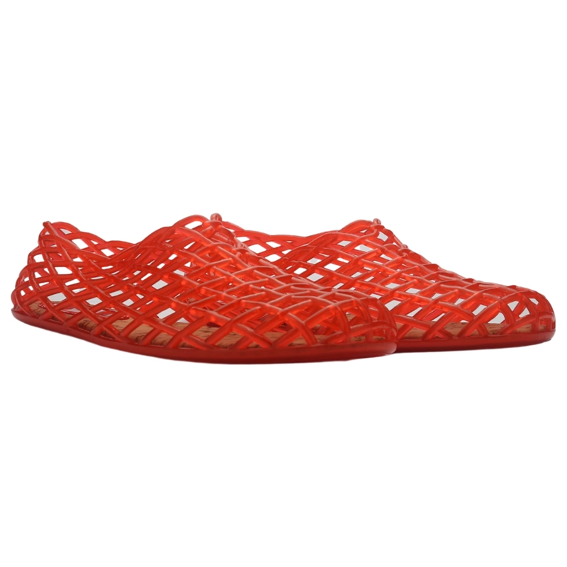 BALLERINA COLOR CASUAL ROJA CHALADA JELLY-1 - 5