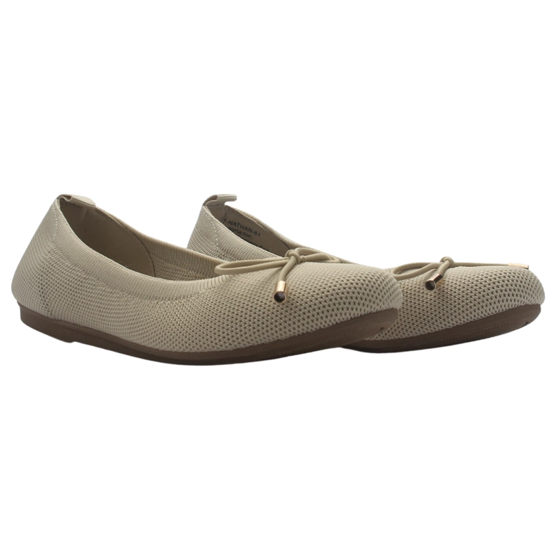 BALLERINA MUJER CASUAL BEIGE CHALADA NATHAN-61 - 5