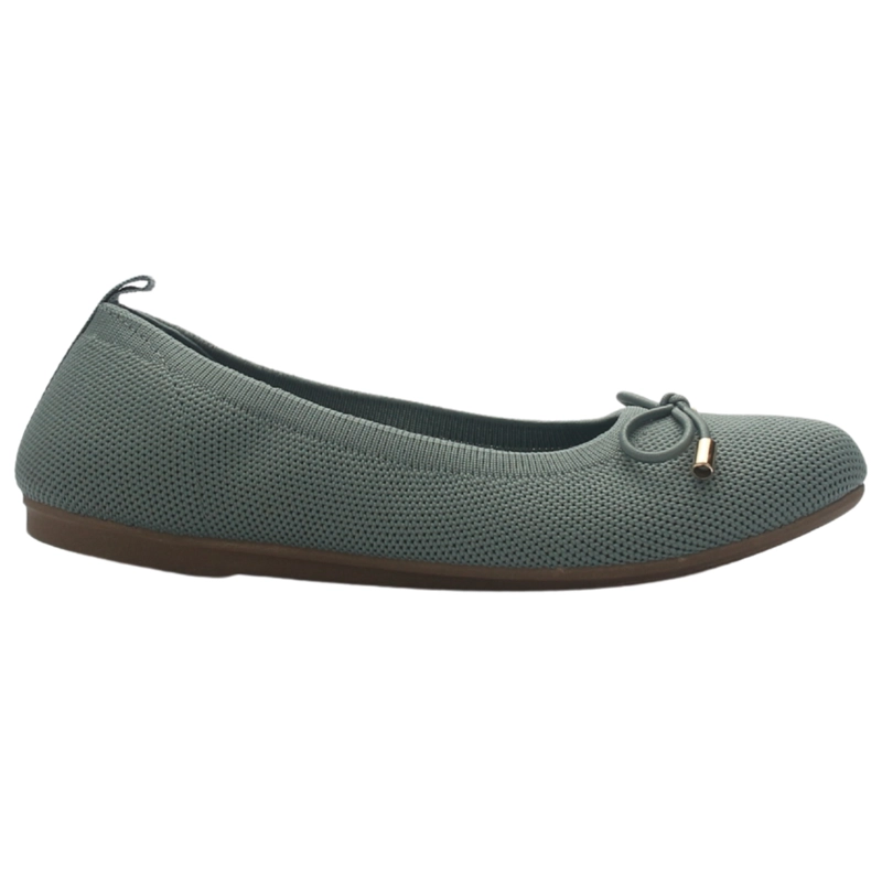 BALLERINA MUJER CASUAL PISTACHO CHALADA NATHAN-61 - 1