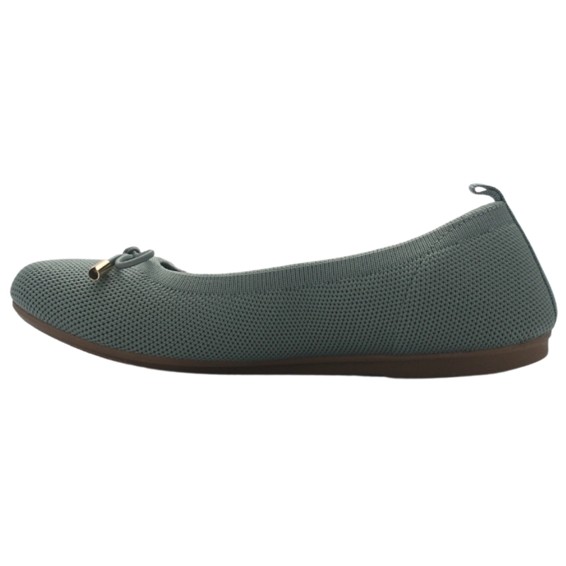 BALLERINA MUJER CASUAL PISTACHO CHALADA NATHAN-61 - 2