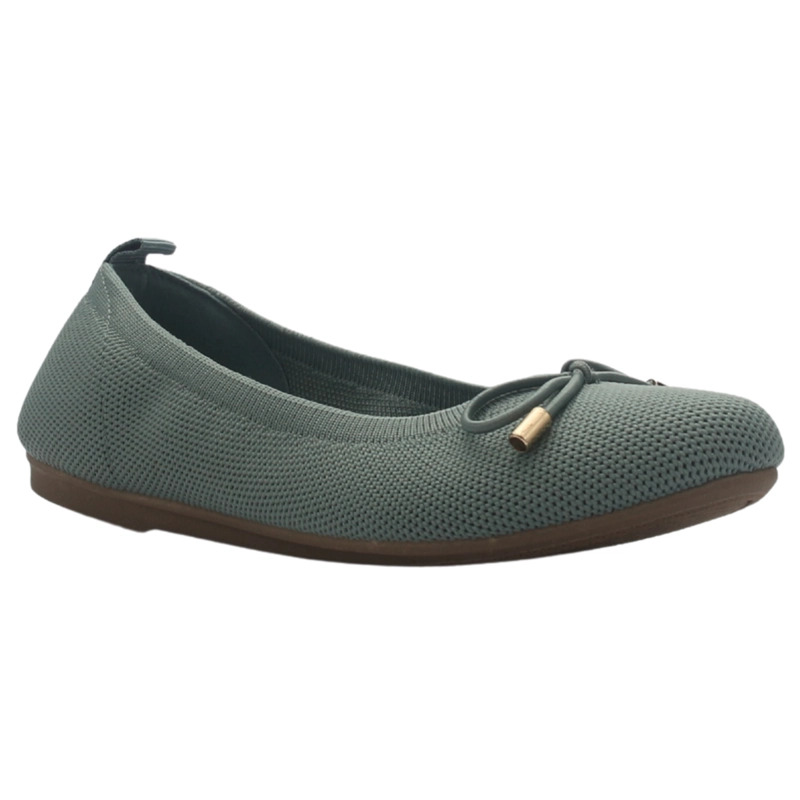 BALLERINA MUJER CASUAL PISTACHO CHALADA NATHAN-61 - 3