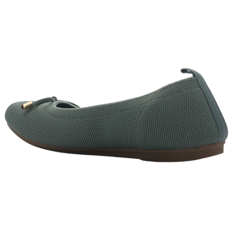 BALLERINA MUJER CASUAL PISTACHO CHALADA NATHAN-61 - 4