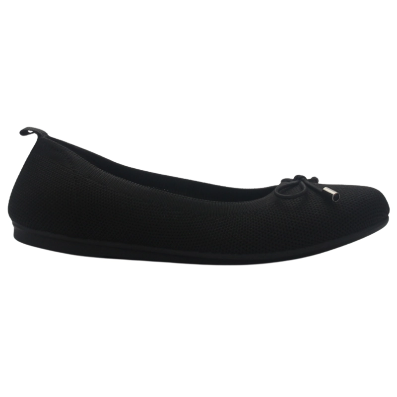 BALLERINA MUJER CASUAL NEGRO CHALADA NATHAN-61 - 1