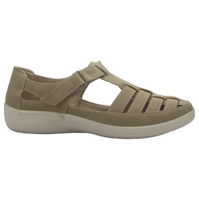 ZAPATO MUJER CASUAL BEIGE CHALADA DECO-14 - 1
