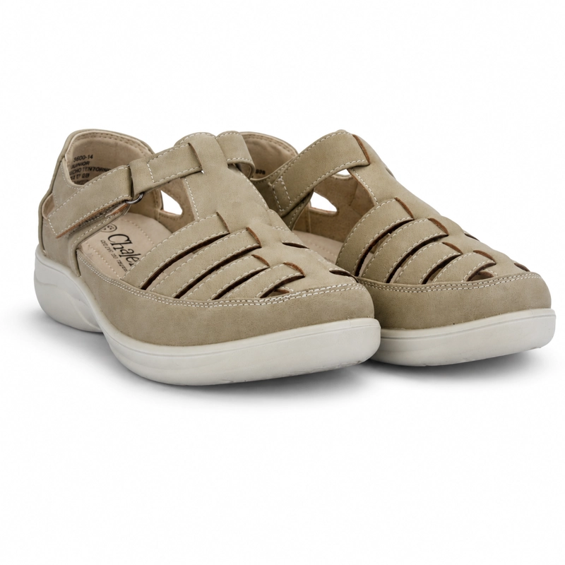 ZAPATO BEIGE MUJER CASUAL CHALADA DECO - 5