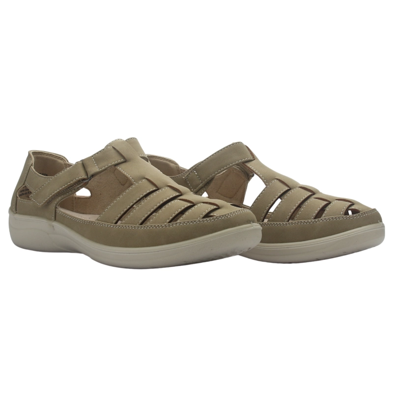 ZAPATO MUJER CASUAL BEIGE CHALADA DECO-14 - 5