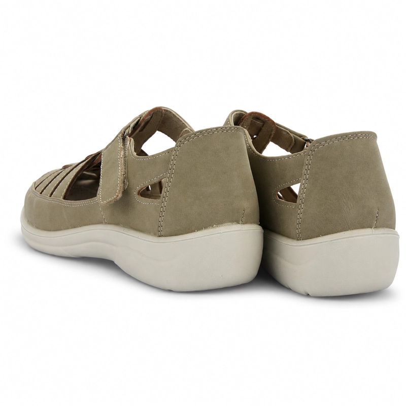 ZAPATO BEIGE MUJER CASUAL CHALADA DECO - 6