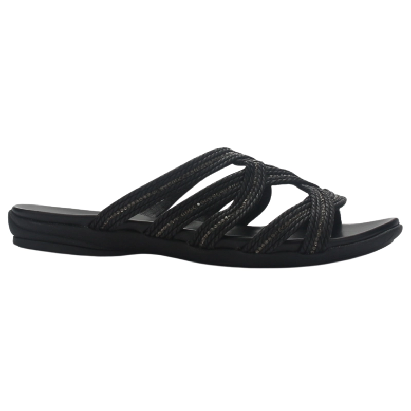 SANDALIA MUJER CASUAL NEGRO CHALADA ANATOMIC85 - 1