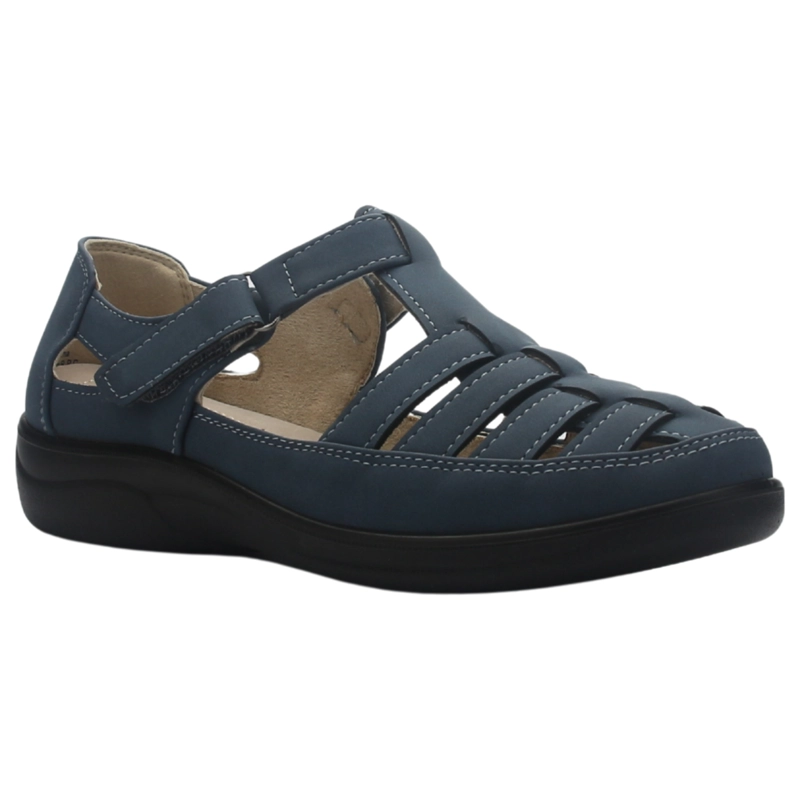 ZAPATO MUJER COLOR AZUL CASUAL CHALADA DECO-14 - 3