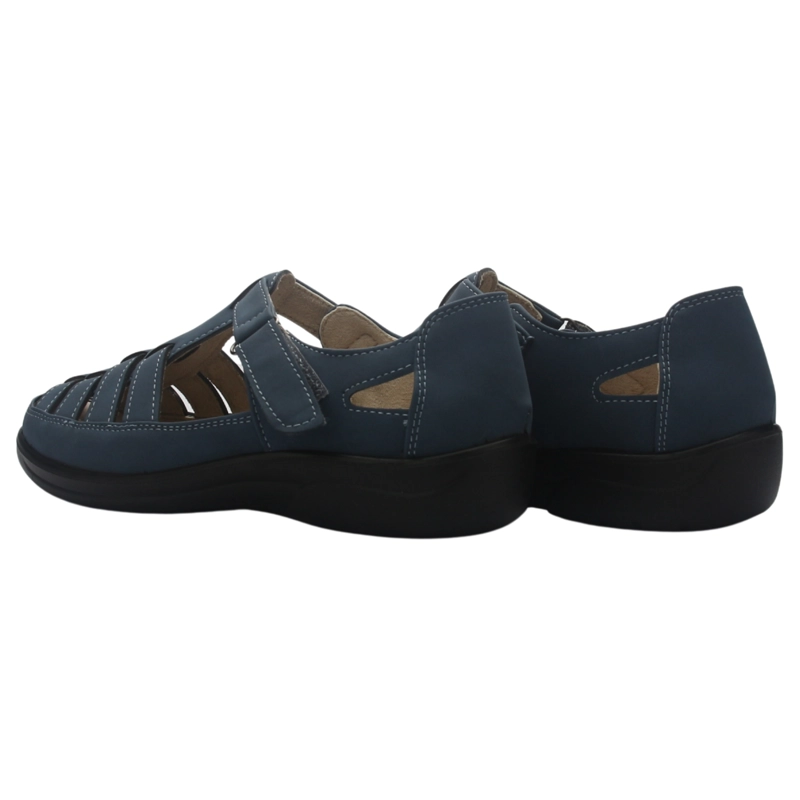 ZAPATO MUJER COLOR AZUL CASUAL CHALADA DECO-14 - 6