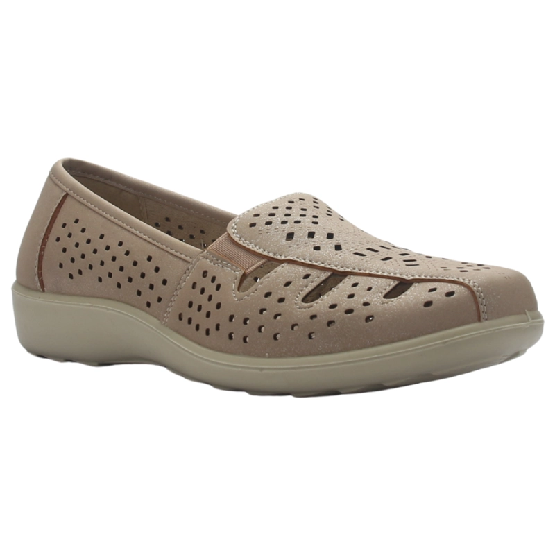 ZAPATO MUJER CASUAL CHAMPAGNE CHALADA DECO-1 - 3