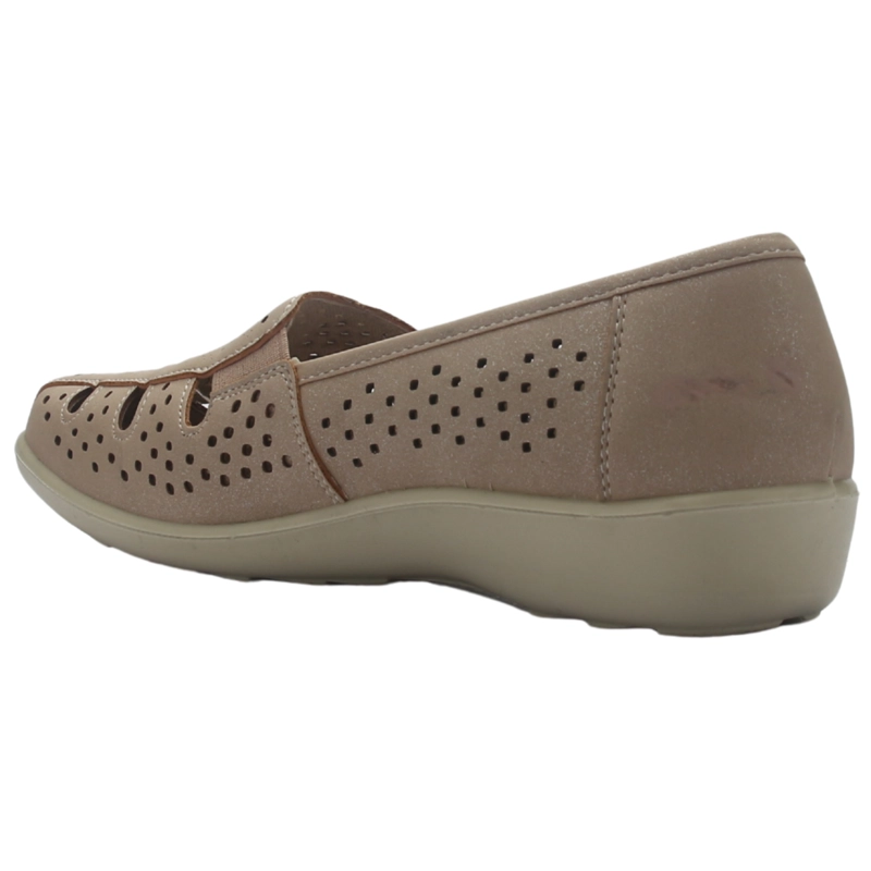 ZAPATO MUJER CASUAL CHAMPAGNE CHALADA DECO-1 - 4