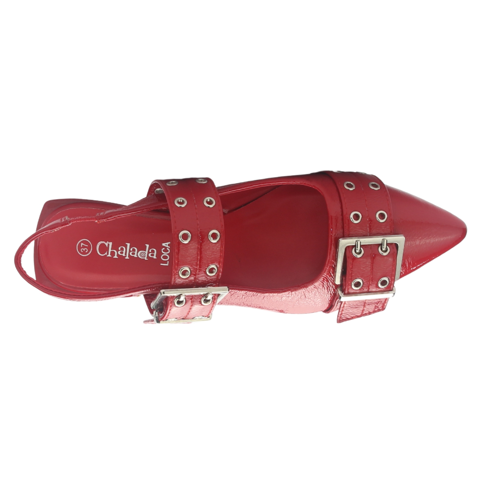BALLERINA MUJER CHALADA SLIK-1 ROJO CASUAL - 6