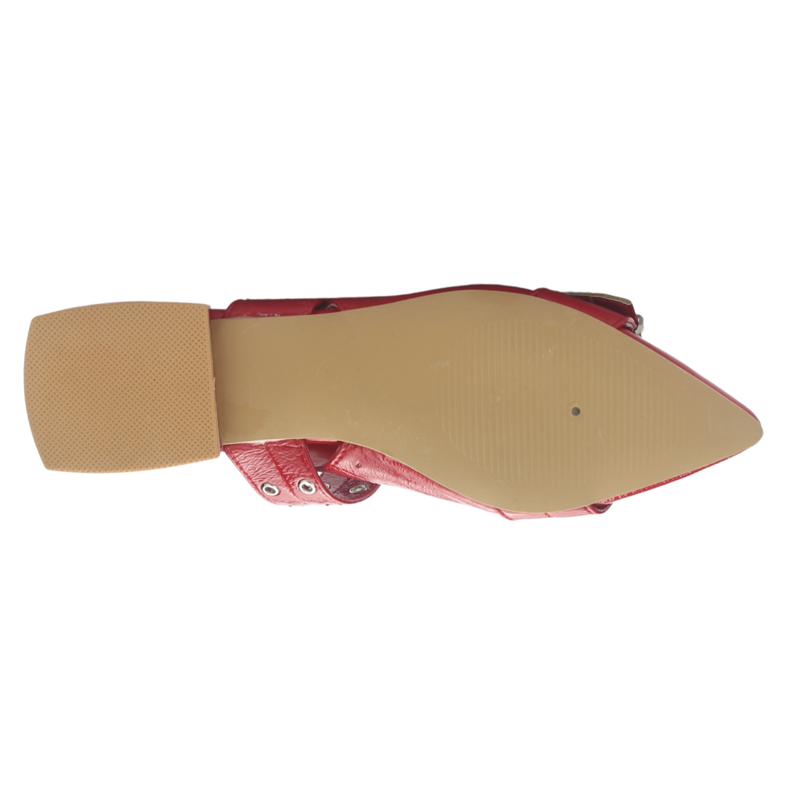 BALLERINA MUJER CHALADA SLIK-1 ROJO CASUAL - 7