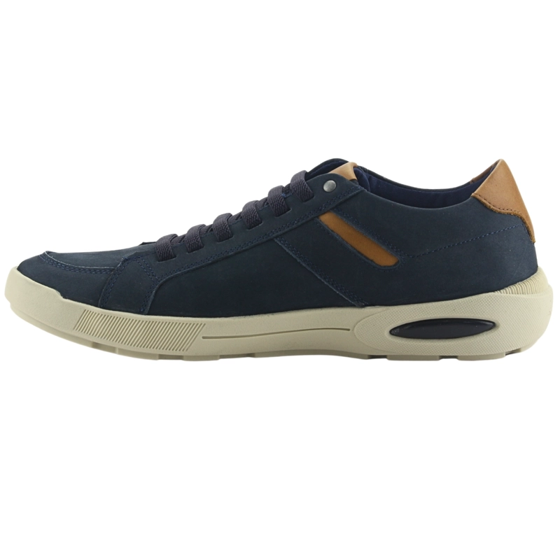ZAPATILLA FERRACINI HOMBRE 2265 PULSE AZUL MARINO CASUAL - 2