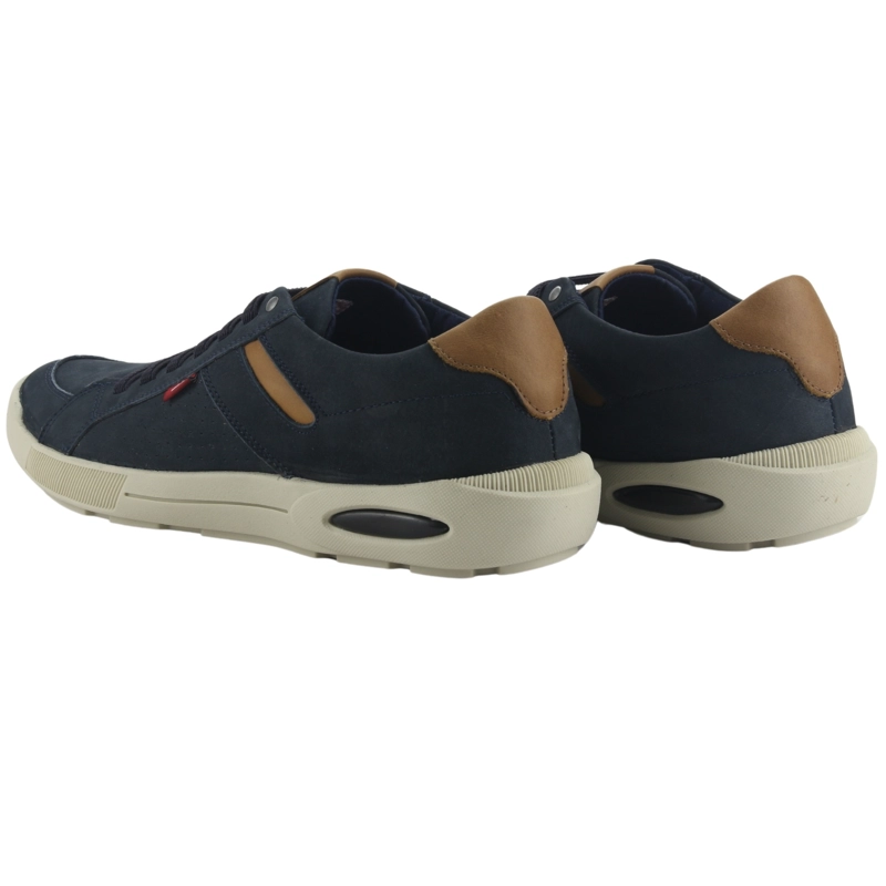 ZAPATILLA FERRACINI HOMBRE 2265 PULSE AZUL MARINO CASUAL - 4