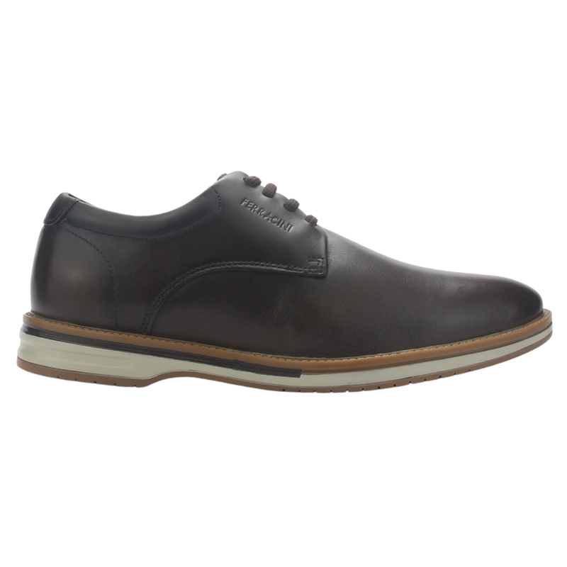 ZAPATO CAFE  DE HOMBRE CASUAL FERRACINI 3263 SPOT - 1